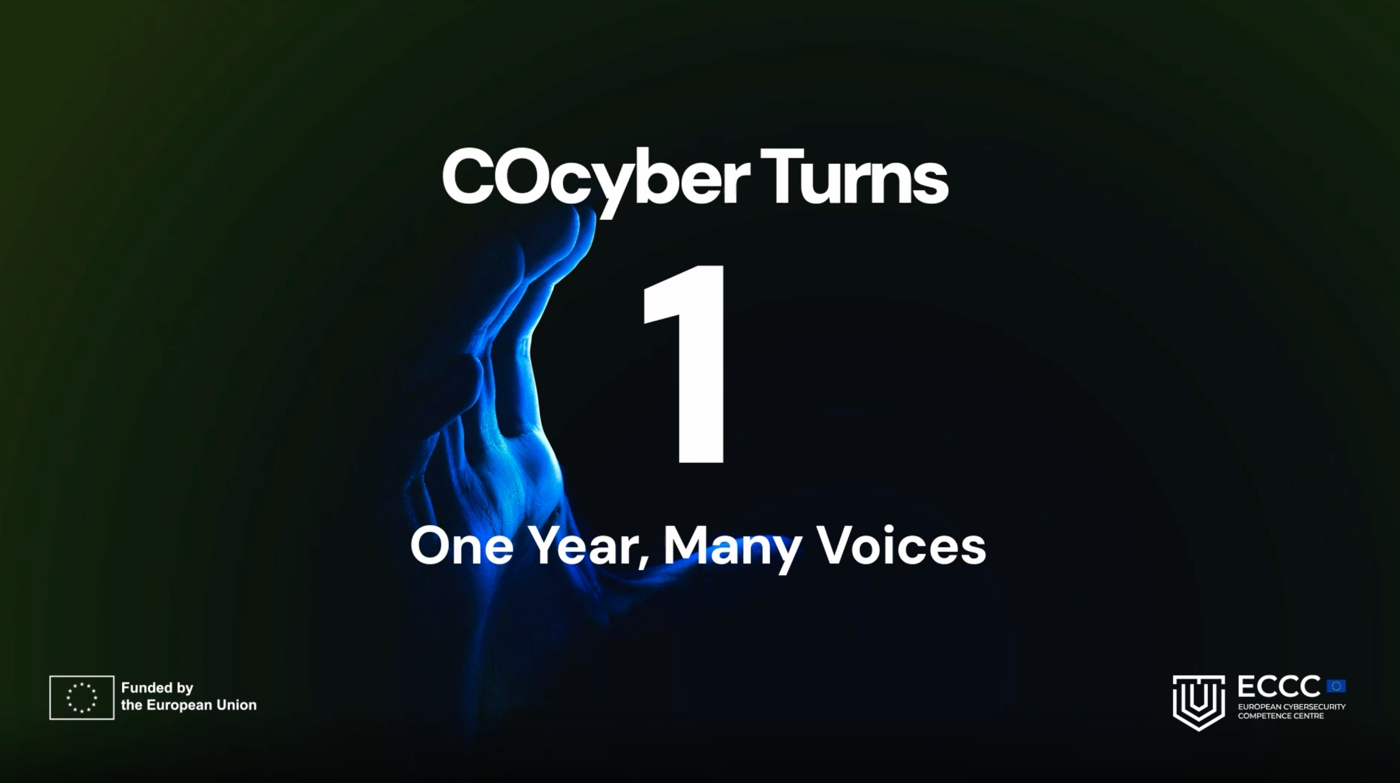 dark image with COcyber turns one